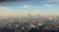 Rooftops and skyline of Tashkent, Uzbekistan
